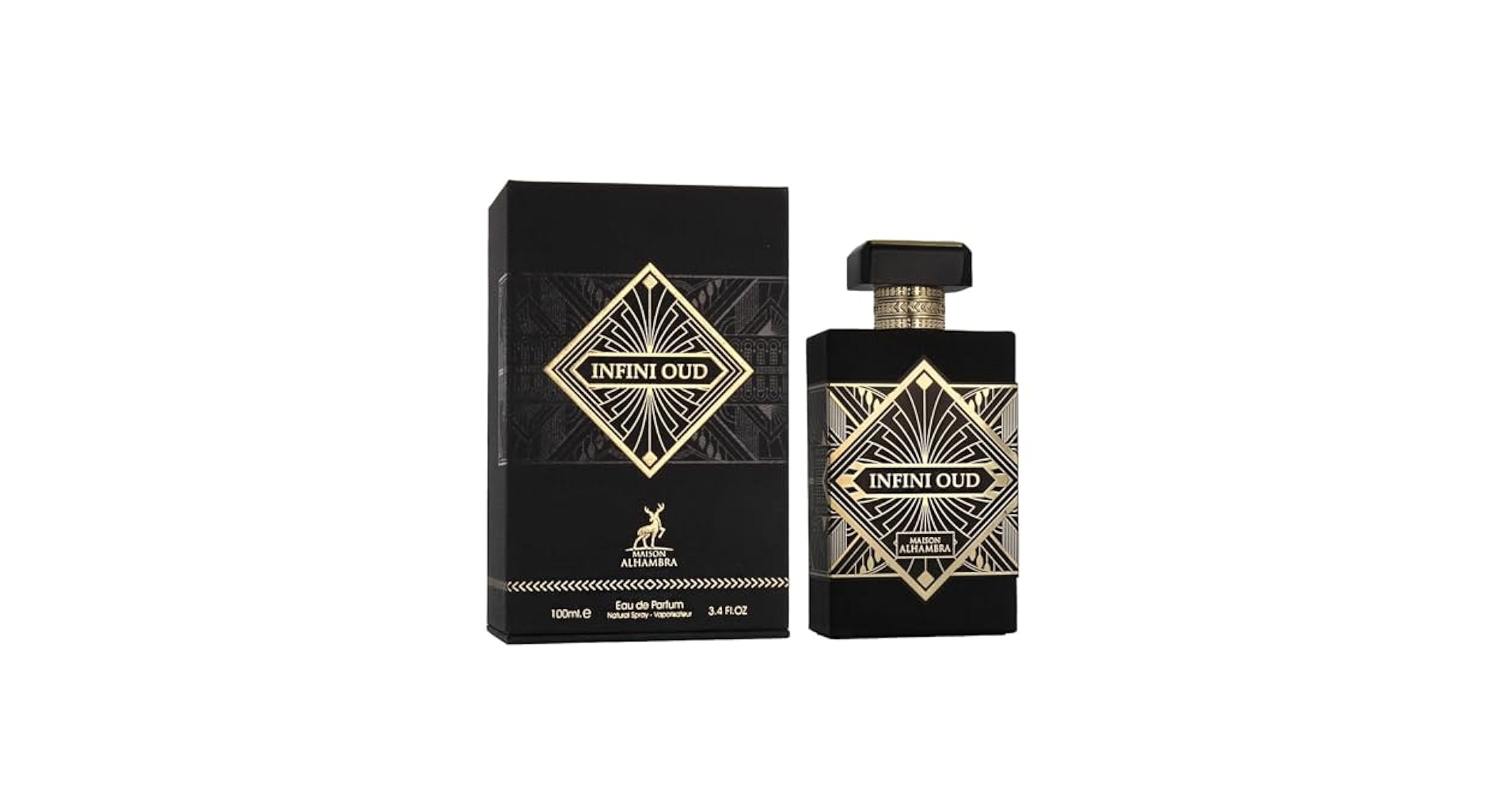 Infini Oud da Maison Alhambra Eau de Parfum Masculino 100ml - Imagem 3
