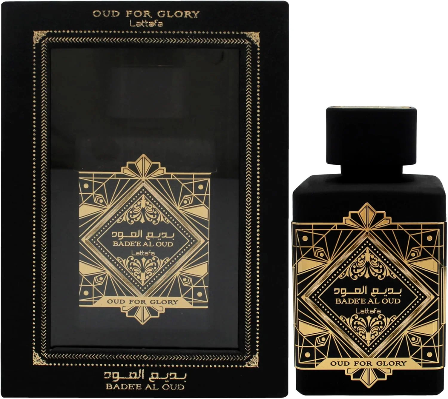 🔥 Bade’e Al Oud Oud for Glory da Lattafa Eau de Parfum Masculino 100ml