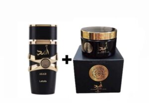 Combo Perfume Árabe Asad + Pasta Hidratante Asad | Luxo Masculino.