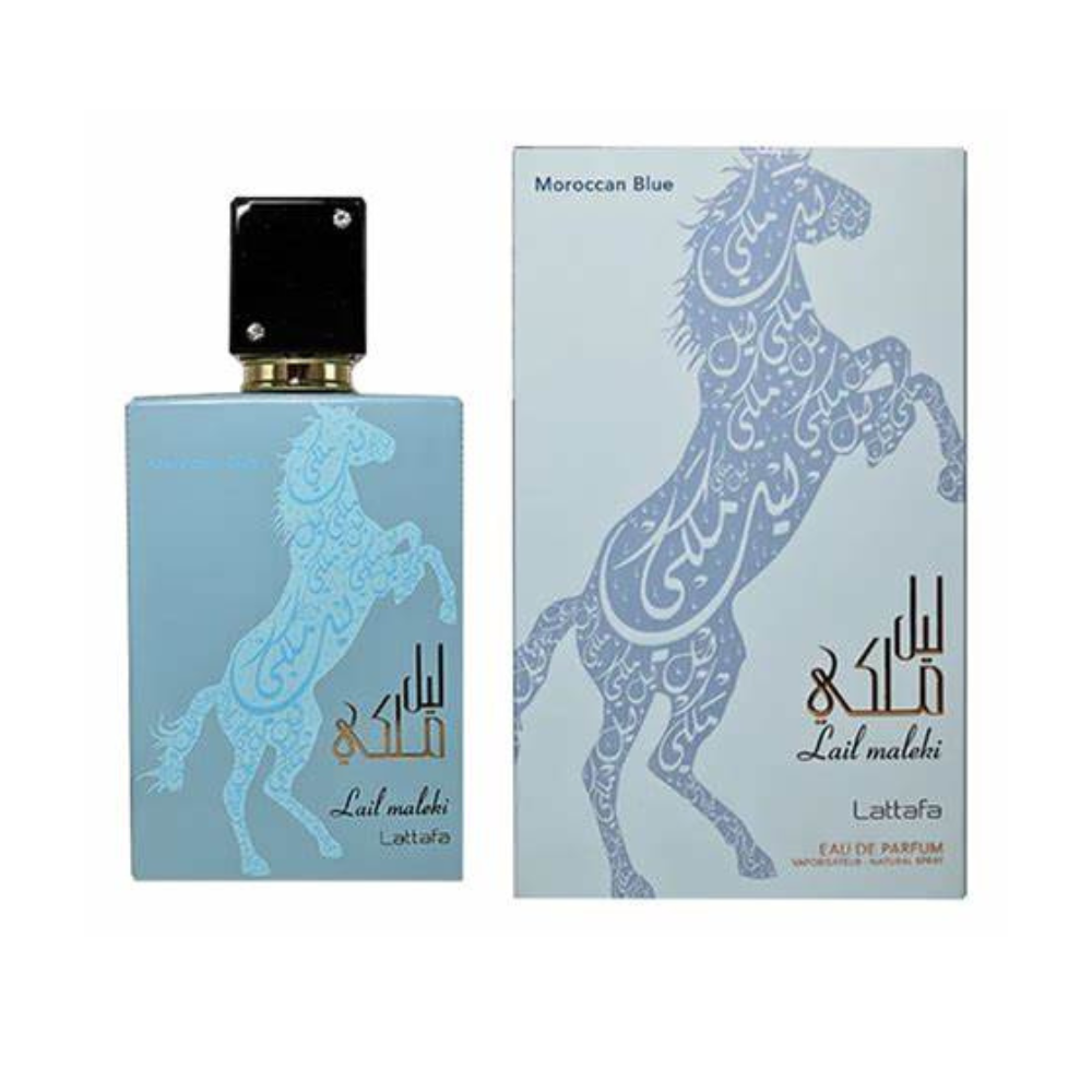 LAIL MALEKI MOROCCAN BLUE-Lattafa Eau de Parfum Masculino 100ml