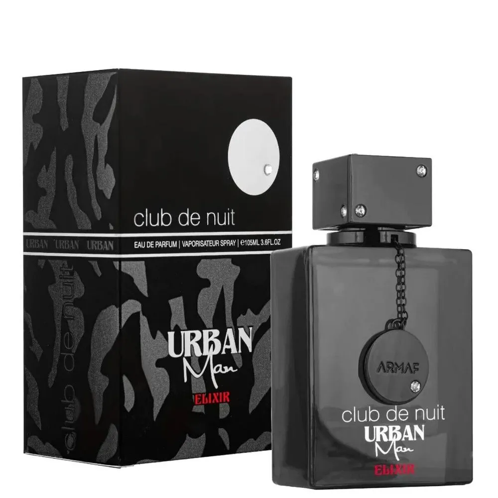 Club De Nuit Urban Man Elixir-Eau de Parfum Perfume Árabe Masculino 105ml 105ml - Imagem 5